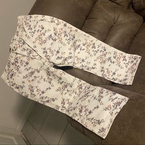 Rag & Bone flowery jeans